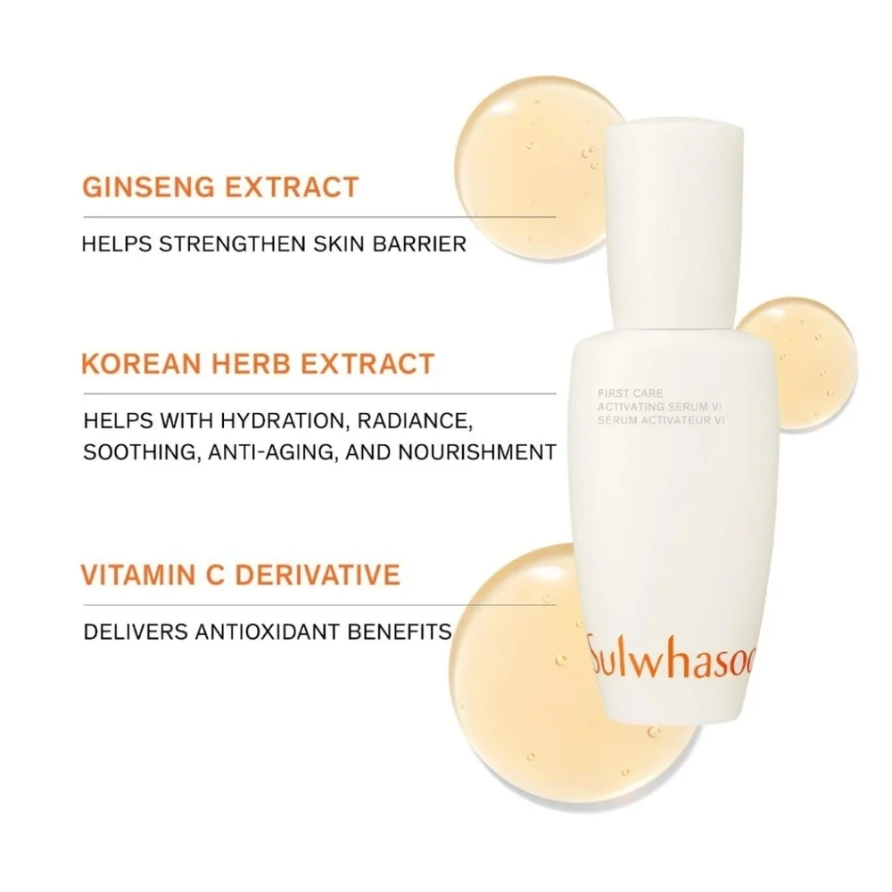 NEW! Sulwhasoo,  First Care Activating Serum VI, 8ml/0.27fl oz each, Bundle of 2